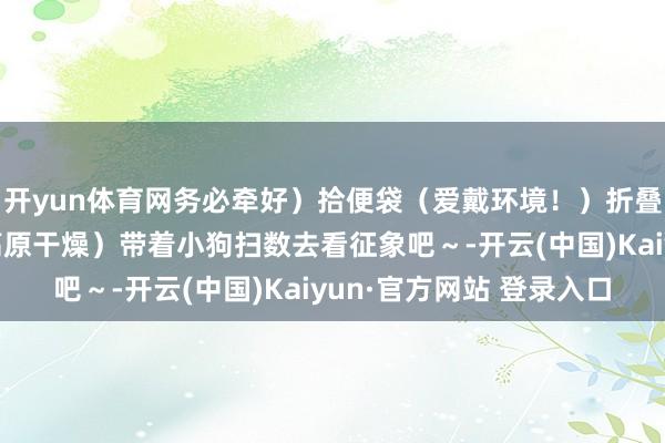 开yun体育网务必牵好）拾便袋（爱戴环境！）折叠水碗+足量饮用水（高原干燥）带着小狗扫数去看征象吧～-开云(中国)Kaiyun·官方网站 登录入口